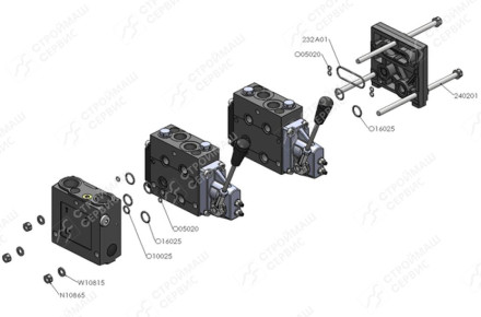 Гидрораспределитель пропорциональный LSP32/2 (PV-4/2S и PVG32-2)