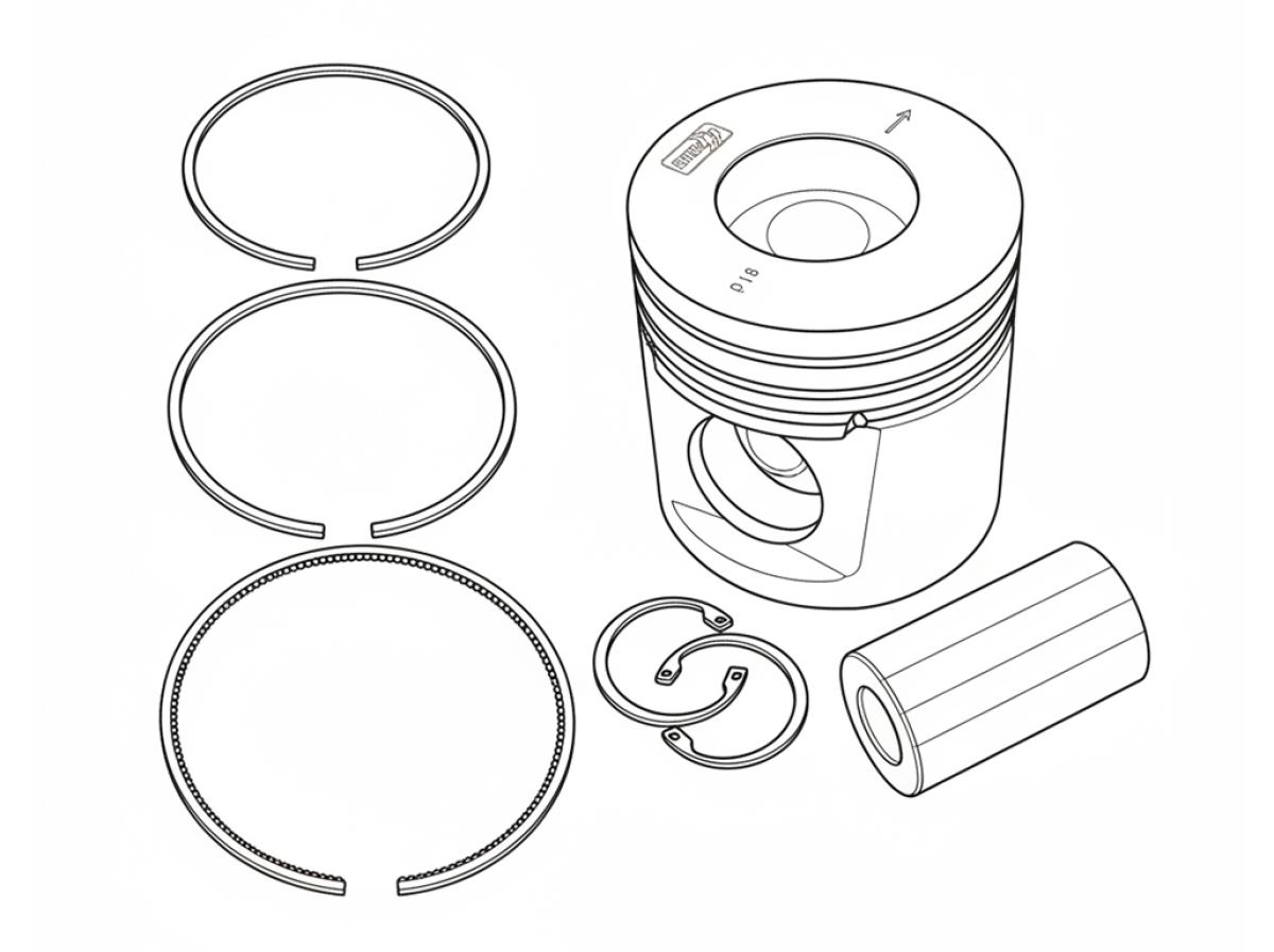 Корпус шестерен Perkins 3716C561 (оригинал)