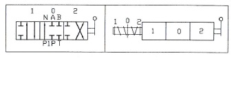 Гидравлическая схема распределителя 5P40F-OT (замена для 05Р40-1А1А1А1А1А1 МKZ1)